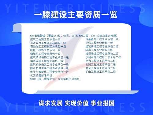 一滕建設|資質為基，公信為證 ——這里有你需要的集團硬實力